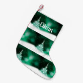 Aangepaste Kerstboom Sock Kleine Kerstsok (Voorkant (Hangend))
