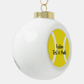 Aangepaste kerstboom tennisbal ornament (Links)