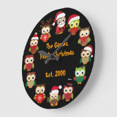 Aangepaste kerstboomklok grote klok (Hoek)