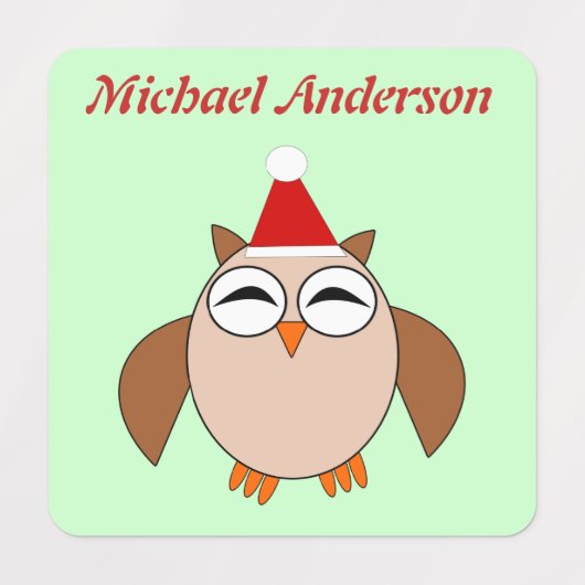 Aangepaste kerstboomkor labels (Design 2)