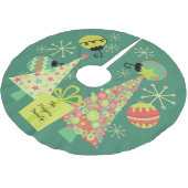 Aangepaste kerstboomrok kerstboom rok (Gekanteld)