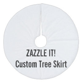 Aangepaste kerstboomrokken blanco Sjabloon Fleece Kerstboom Rok