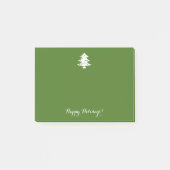 Aangepaste  kerstboomvakantie post-it® notes (Voorkant)