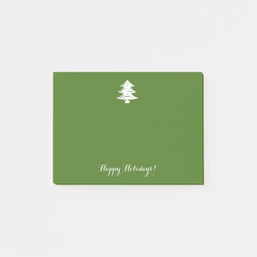 Aangepaste  kerstboomvakantie post-it® notes (Voorkant)