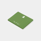 Aangepaste  kerstboomvakantie post-it® notes (Schuin)