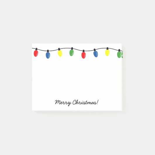 Aangepaste kerstboomverlichting Post-it® notes (Voorkant)