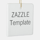 Aangepaste kerstboomversiering voor keramische QUA Keramisch Ornament (Rechts)