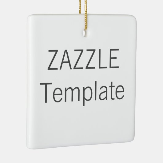 Aangepaste kerstboomversiering voor keramische QUA Keramisch Ornament (Rechts)