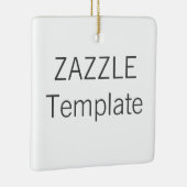 Aangepaste kerstboomversiering voor keramische QUA Keramisch Ornament (Rechts)