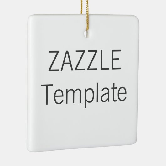 Aangepaste kerstboomversiering voor keramische QUA Keramisch Ornament (Rechts)