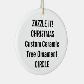 Aangepaste kerstboomversiering voor keramische rot keramisch ornament (Rechts)