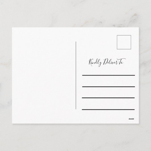 Aangepaste kerstbusiness feestdagenkaart (Achterkant)