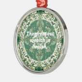 Aangepaste kerstcadeaus voor fysiotherapeuten metalen ornament (Links)