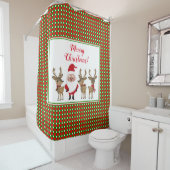 Aangepaste kerstcadeaus voor kerstcadeautjes met k douchegordijn (In situ)