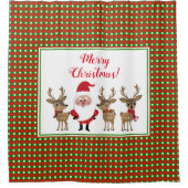 Aangepaste kerstcadeaus voor kerstcadeautjes met k douchegordijn (Voorkant)