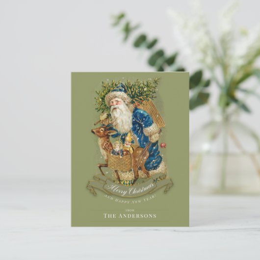 Aangepaste  kerstcadeaus voor kerstmis briefkaart (Staand voorkant)