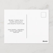 Aangepaste kerstcadeaus voor kerstmis briefkaart (Achterkant)