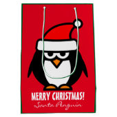 Aangepaste kerstcadeautas met kerstcadeau voor Mer Medium Cadeauzakje (Achterkant)