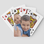 Aangepaste kerstcadeautjes | Persoonlijke foto Pokerkaarten (Achterkant)