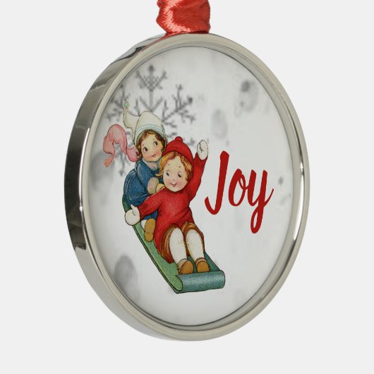 Aangepaste kerstdagen metalen ornament (Rechts)