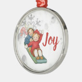 Aangepaste  kerstdagen metalen ornament (Links)