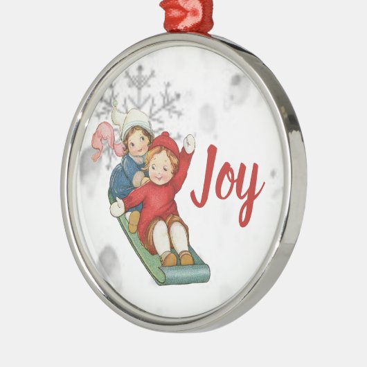 Aangepaste kerstdagen metalen ornament (Links)