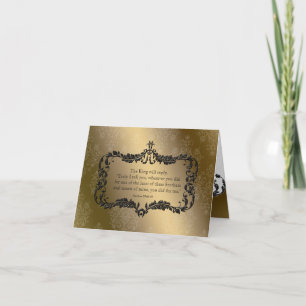 Aangepaste kerstdonatie-Kaarten Feestdagen Kaart