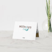 Aangepaste kerstdonatie-Kaarten Feestdagen Kaart (Achterkant)