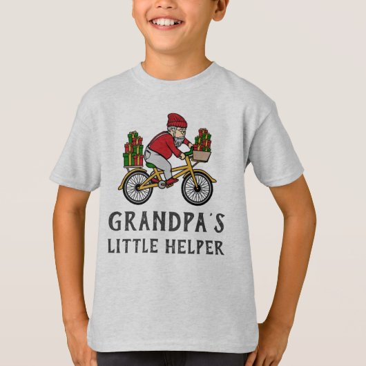 Aangepaste kerstfamilie met wieltjes t-shirt (Voorkant)