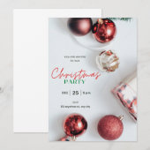 Aangepaste Kerstfeest uitnodigen! Kaart (Voorkant / Achterkant)
