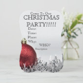 Aangepaste kerstfeestdag nodigt/bewaart de datum u save the date (Staand voorkant)