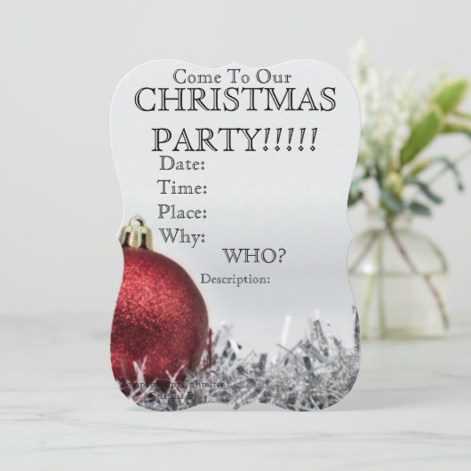 Aangepaste kerstfeestdag nodigt/bewaart de datum u save the date (Staand voorkant)