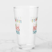 Aangepaste kerstfeestdag Sjabloon Glas (Links)