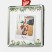 Aangepaste kerstfeestdag voor gezelschapsdieren metalen ornament (Links)