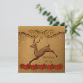 Aangepaste kerstfeestdagen kaart (Staand voorkant)