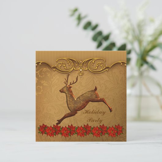 Aangepaste kerstfeestdagen kaart (Staand voorkant)