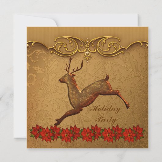 Aangepaste kerstfeestdagen kaart (Voorkant)