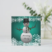 Aangepaste kerstfeestdagen kaart (Staand voorkant)