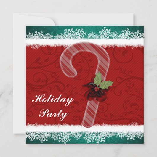 Aangepaste kerstfeestdagen kaart (Voorkant)