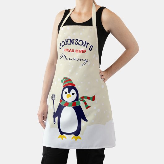 Aangepaste kerstfeestdagen schort (Insitu)