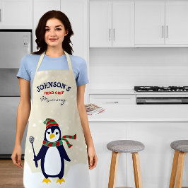 Aangepaste kerstfeestdagen schort