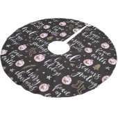 Aangepaste kerstfeestdagen voor foto's Calligrafie Kerstboom Rok (Gekanteld)