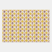 Aangepaste kerstfoto inpakpapier vel (Voorkant 3)