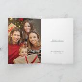 Aangepaste kerstfoto kaart (Binnen)