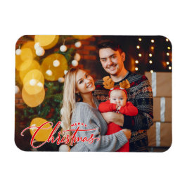 Aangepaste kerstfoto Magnet Magneet
