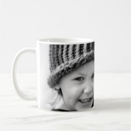 Aangepaste kerstfoto met naam koffiemok