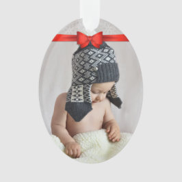 Aangepaste kerstfoto ornament