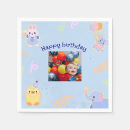 Aangepaste kerstfoto servet