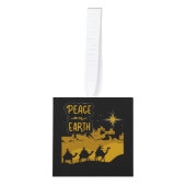 Aangepaste kerstfoto van twee personen template decoratie (Voorkant)