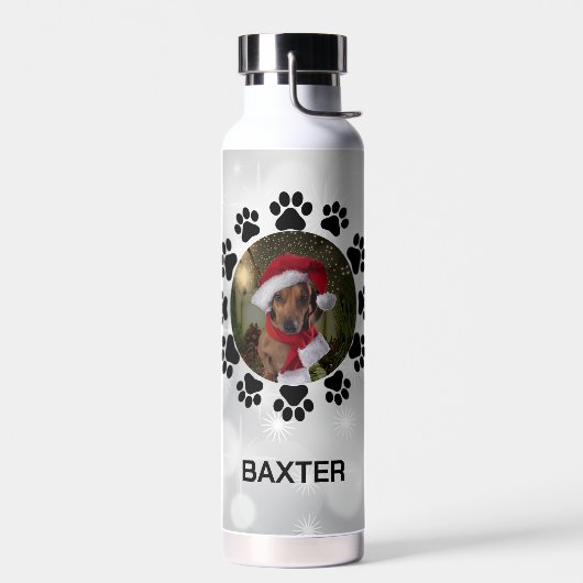 Aangepaste kerstfoto waterfles (Links)